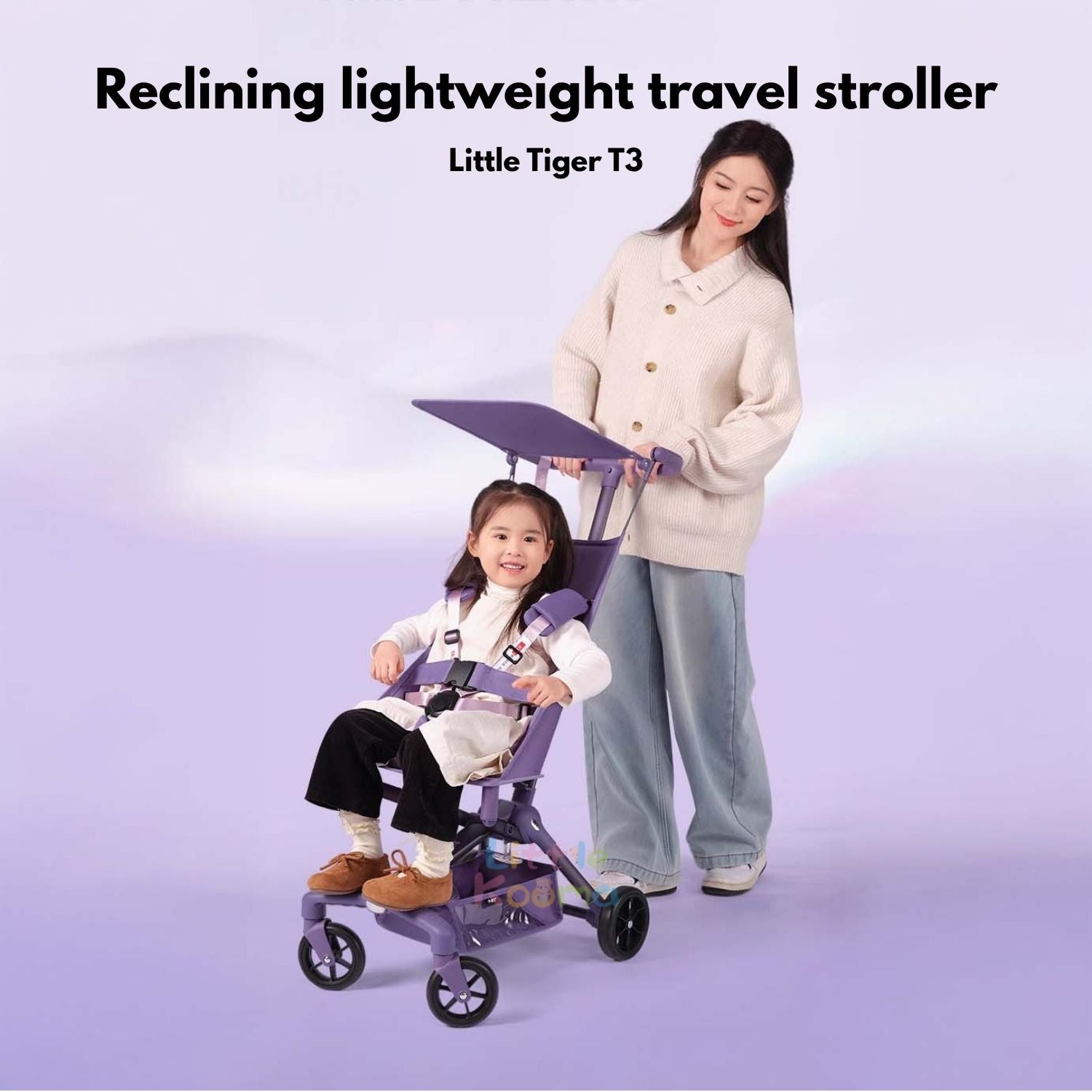 Ready Stock Baby Stroller Lightweight Foldable Cabin Size Travel Compact Portable Newborn Toddler - Little Kooma