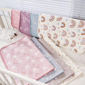 Baby Breathable Cotton Waterproof Crib Mattress Cover Pad Diaper Changing Mat - Little Kooma