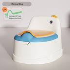Baby Toddler Infant Boy Girl Plastic Cute Dinosaur Potty Training Seat Potty Toilet Chair With Closing Lid - Little Kooma