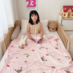 Baby Kids Cool Touch Knitted Summer Quilt Air-conditioned Room Blanket - Little Kooma