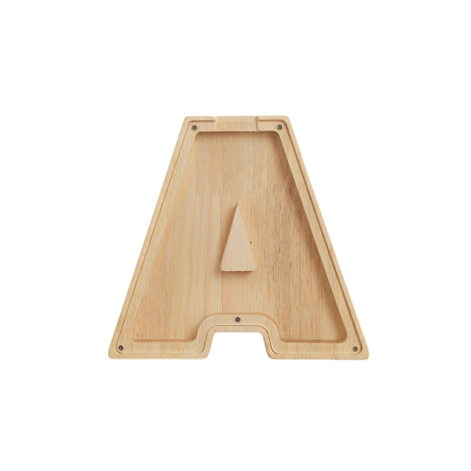 Wooden Cartoon Alphabet Piggy Bank Clearance Sale 3 Years +