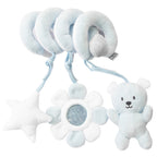 New Born Baby Boy LED Light Socks Cloth Books Plush Blanket Romper Spiral Toy Blue Bear Suitcase Mummy Makeup Box Gift Hamper Gift Box Set - Little Kooma