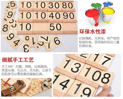 Montessori Learning Toys Clearance Sale 3 Years + 10-99 Counting Board - Little Kooma