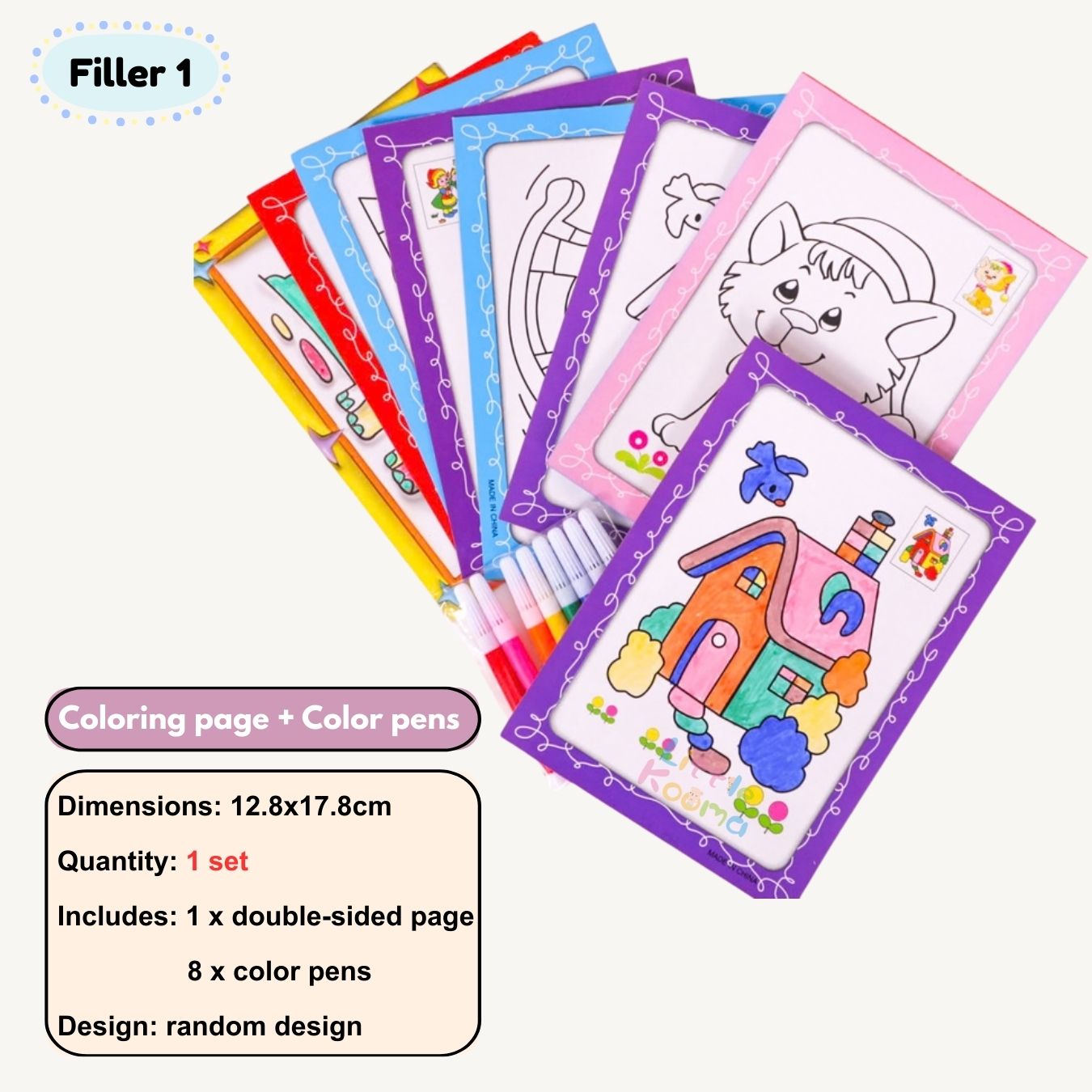 Ready Stock Kids Kindergarten Party Gift Bag Toys Set Cake-cutting Sessions Party Return Gifts Birthday Goodie Bag - Little Kooma