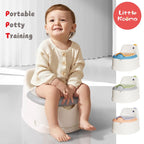 Baby Toddler Infant Boy Girl Plastic Cute Dinosaur Potty Training Seat Potty Toilet Chair With Closing Lid - Little Kooma