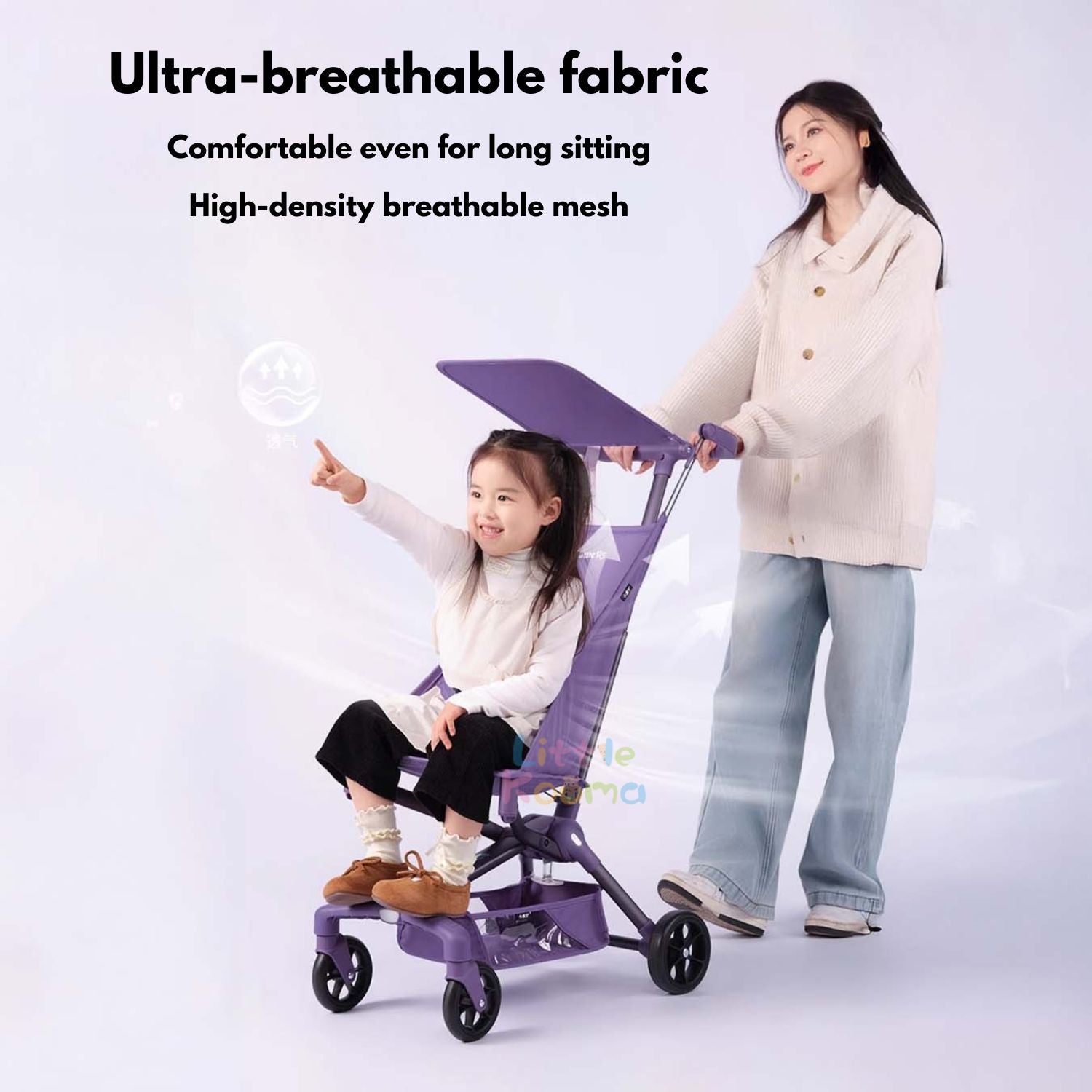 Ready Stock Baby Stroller Lightweight Foldable Cabin Size Travel Compact Portable Newborn Toddler - Little Kooma