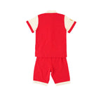 Singapore Souvenir Gift Wealth and Harmony Red Family Set with Golden Fish Embroidery Baby Kids Boys Cheongsam Set Top n Shorts CNY Chinese New Year Outfit 0835 - Little Kooma