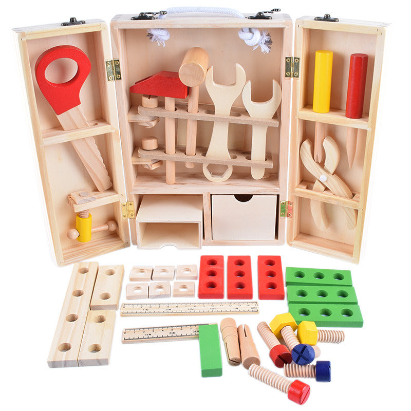 Kids Wooden Tool Box Clearance Sale 3 Years +