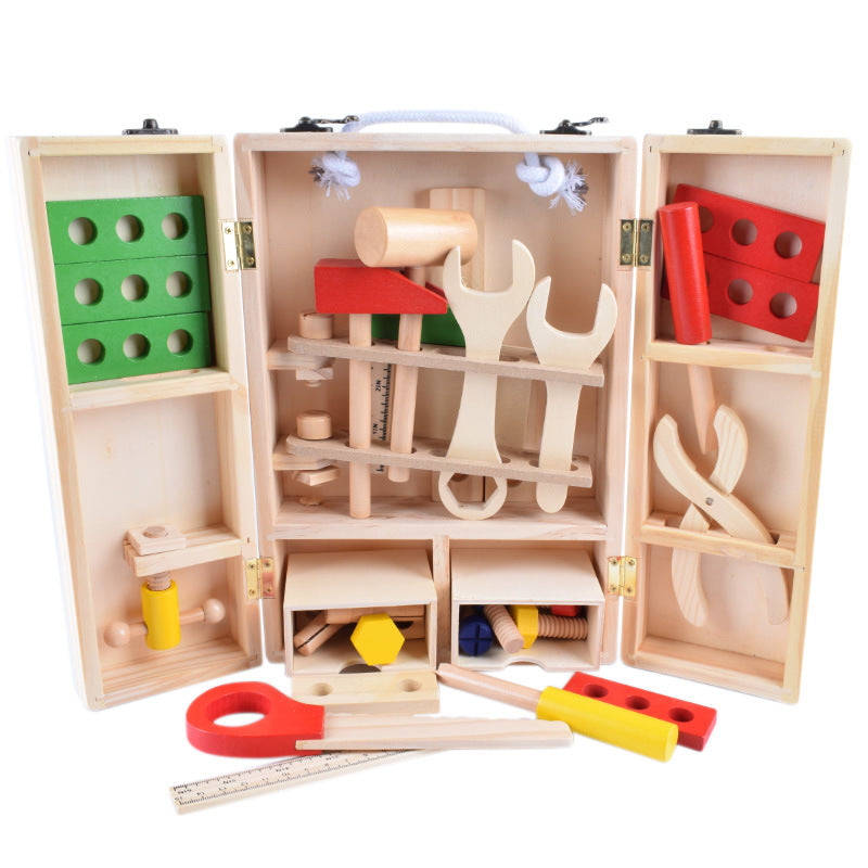 Kids Wooden Tool Box Clearance Sale 3 Years +