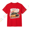 Singapore National Day Kids Red T-Shirt Family Matching Outfit - TANK YOU SINGAPORE - Little Kooma