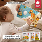 Ready Stock 4-in-1 Hand Puppet Board Book Chinese English Bilingual Story Book for Kids 3Y+ - Little Kooma