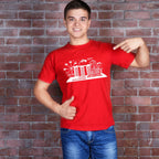 National Day NDP 2024 Red Top - Baby Kids Red T-shirt I Love Singapore Skyline National Day Top Outfit - Little Kooma