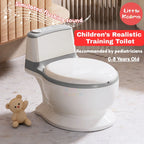 Ready Stock Children Potty Training Toilet with Flush Sound, Splash Guard & Cleaning Brush