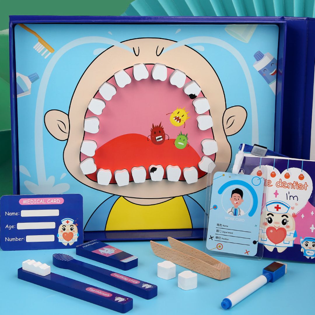 Little Dentist Write n Draw Play Set 3 Years + - Little Kooma