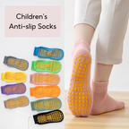 Baby Kids Boy Girl Solid Color Breathable Anti-slip Ankle Socks Playground Yoga Socks - Little Kooma