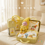 Star Baby Newborn Unisex Gift Box with Baby Rompers, Plush Doll, Socks, Photo Frame & Blessing Card