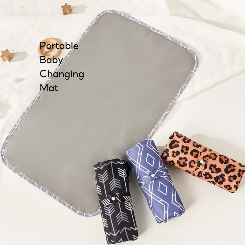 Baby Print Portable Diaper Changing Pad Waterproof Travel Changing Mat - Little Kooma
