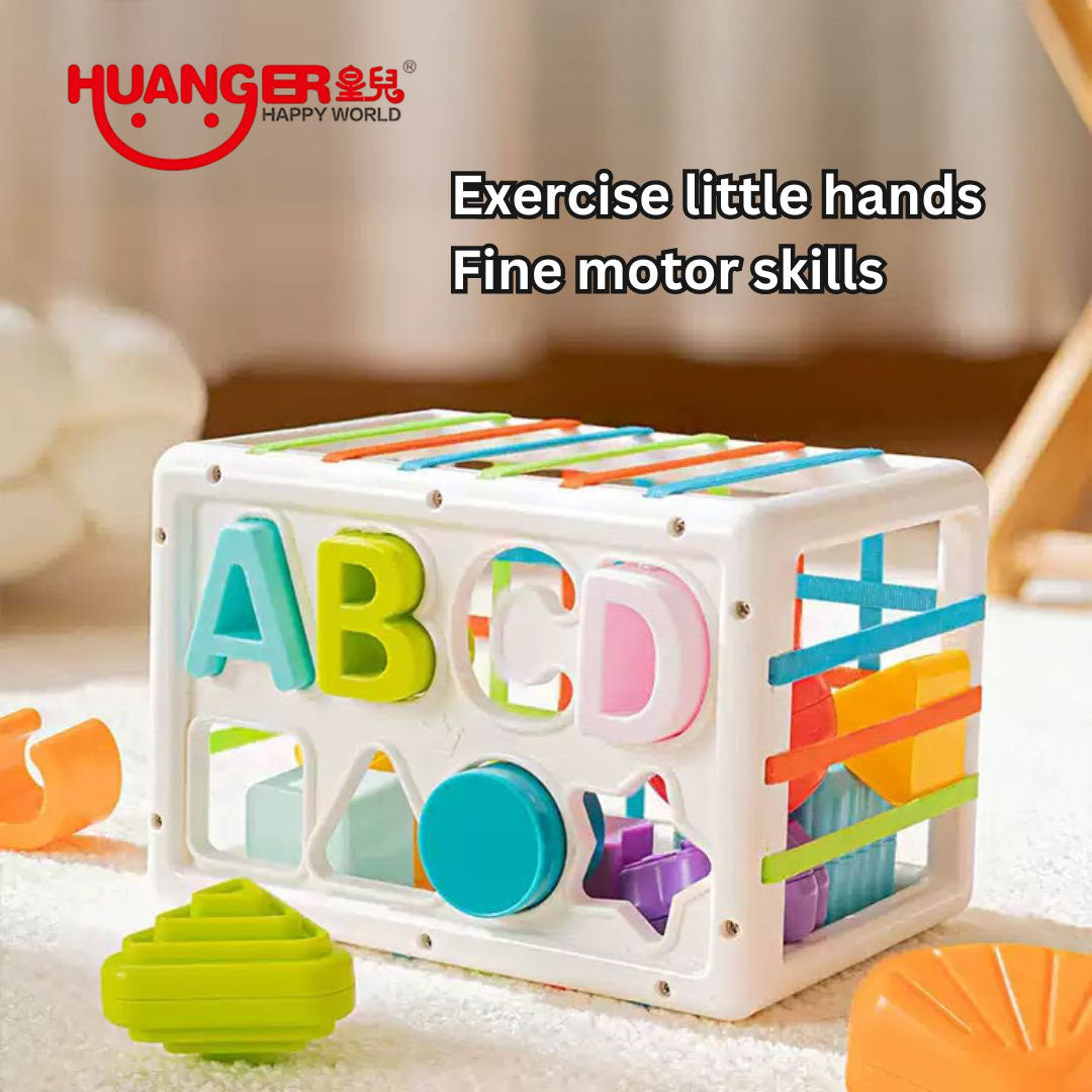 Rainbow Plug & Play Activity Set – Shape & Letter Matching, Fine Motor Skills, BPA-Free ABS, and Durable Early Learning Toy 18 Months + - Little Kooma