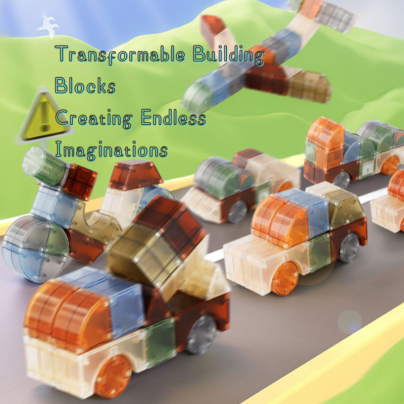 Baby & Kids 3D Magnetic Thinking Building Blocks Set Early Educational Toy 3 Years + - Little Kooma