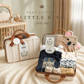Little King Newborn Baby Boy Gift Hamper – Cotton Rompers, Hooded Towel & Personalised Message Card