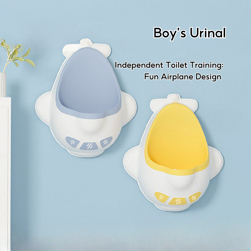 Airoplane Potty Training Urinal for Toddler Boys Toilet with Aiming Target - Little Kooma