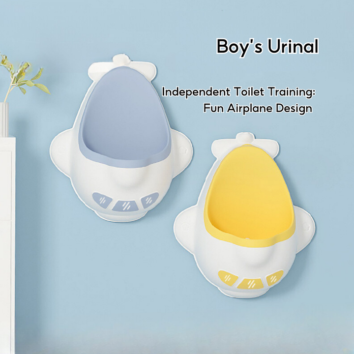Airoplane Potty Training Urinal for Toddler Boys Toilet with Aiming Target - Little Kooma