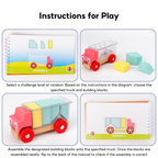 Assembling Toy Truck Preschool Puzzle Game 3 Years + - Little Kooma