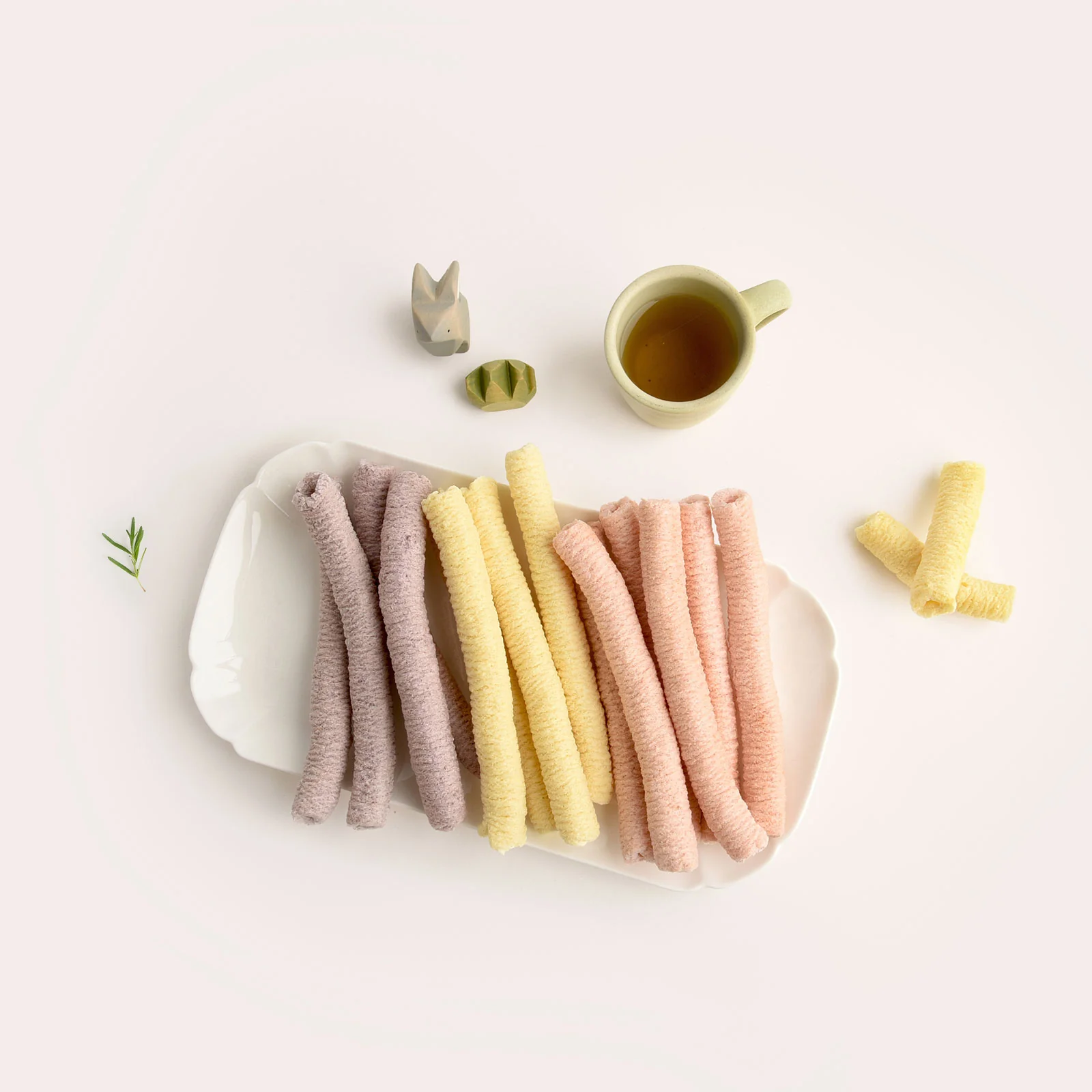 Baby Jumbo Rice Sticks 30g Snacks Pack For 6 months Baby With Pumpkin Apple Grape and Sweet Potat - My First Jumbo Rice Sticks By BebeCook - Little Kooma