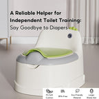 Baby Toddler Infant Boy Girl Plastic Cute Dinosaur Potty Training Seat Potty Toilet Chair With Closing Lid - Little Kooma