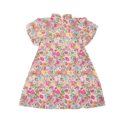 Singapore Souvenir Gift Floral Baby Kids Girl Cheongsam Dress 0854 - Little Kooma