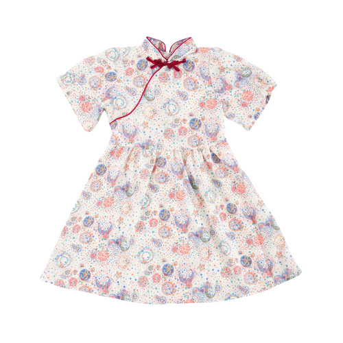 Singapore Souvenir Gift Star n Moon Baby Kids Girl Cheongsam Dress 0852 - Little Kooma