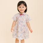 Singapore Souvenir Gift Star n Moon Baby Kids Girl Cheongsam Dress 0852 - Little Kooma