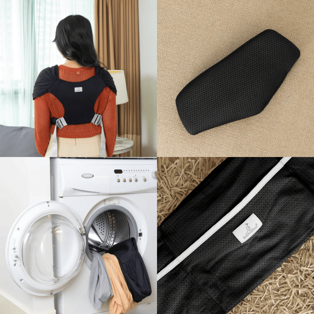 Babbleroo Baby Wrap Carrier Hands-Free Carrier Perfect Baby Shower Gift