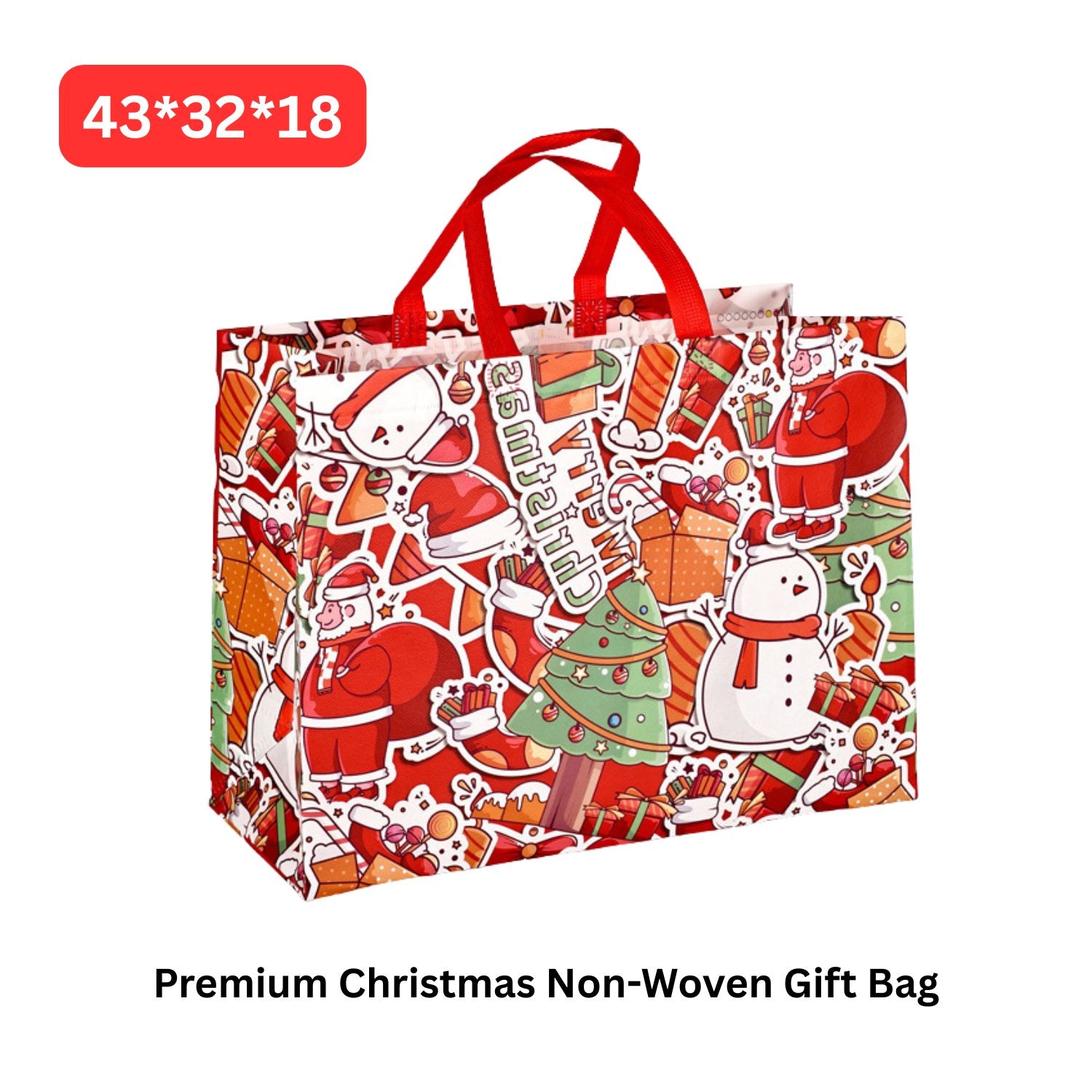 Premium Christmas Non-Woven Gift Bag