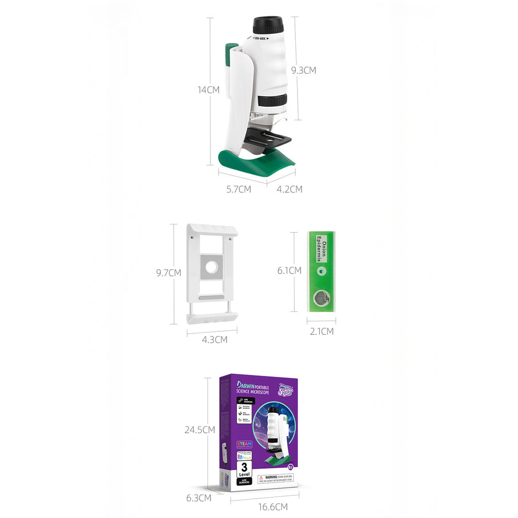 Kids Portable Science Microscope Clearance Sale 8 Years +