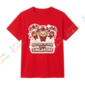 Singapore National Day Kids Red T-Shirt Family Matching Outfit - FALL-ING IN LOVE with Singapore - Little Kooma