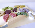 Kids Flat Veggie Cutting Toy Set Clearance Sale 3 Years + - Little Kooma