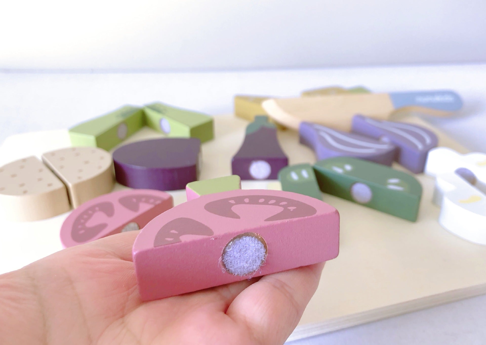 Kids Flat Veggie Cutting Toy Set Clearance Sale 3 Years + - Little Kooma
