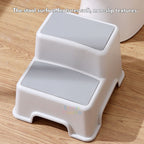 Ready Stock Kids 2-Step Anti-Slip Stool | Baby Stepping Stool for Bathroom & Toilet | 150kg Load