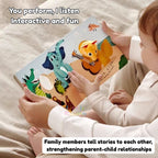 Ready Stock 4-in-1 Hand Puppet Board Book Chinese English Bilingual Story Book for Kids 3Y+ - Little Kooma