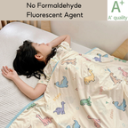 Baby Kids Cool Touch Knitted Summer Quilt Air-conditioned Room Blanket - Little Kooma