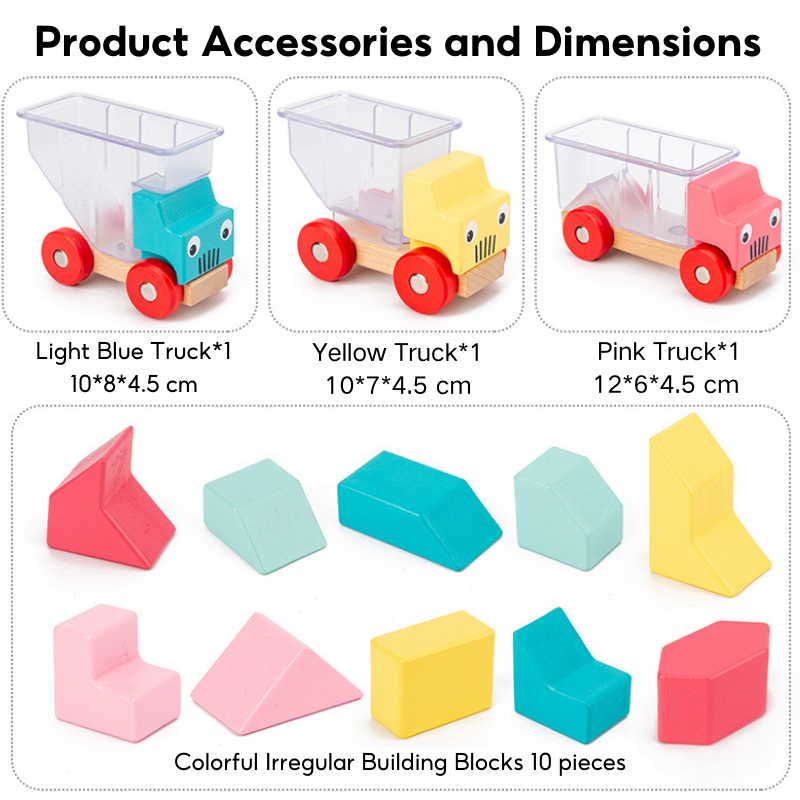 Assembling Toy Truck Preschool Puzzle Game 3 Years + - Little Kooma