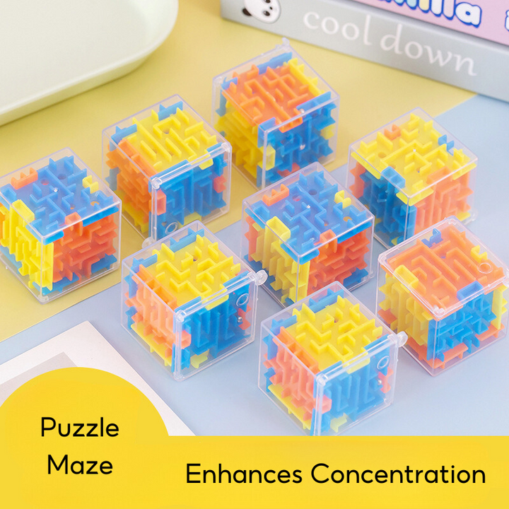 3D Labyrinth Fidget Fun Educational Puzzle Maze Game for Kid 3 Years + - Little Kooma