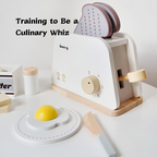 Kids Boys Girls Pretend Play Mini Wooden Household Appliances - Coffee Machine Blender 3 Years + - Little Kooma