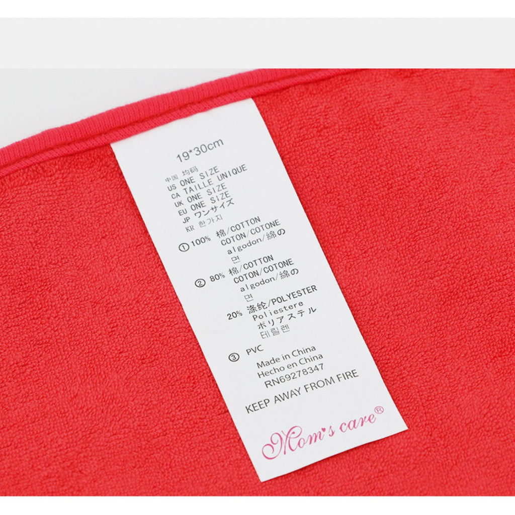 Christmas Baby Red Waterproof Santa Bib - Little Kooma