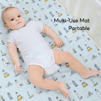 Baby Breathable Cotton Waterproof Crib Mattress Cover Pad Diaper Changing Mat - Little Kooma