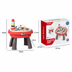 Baby Newborn Unisex Gift 4-In-1 Multi-Functional Baby Activity Center & Preserved Flowers Hand Bouquet For Mum