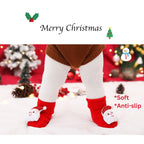 Christmas Baby Red Santa Anti-slip Socks - Little Kooma