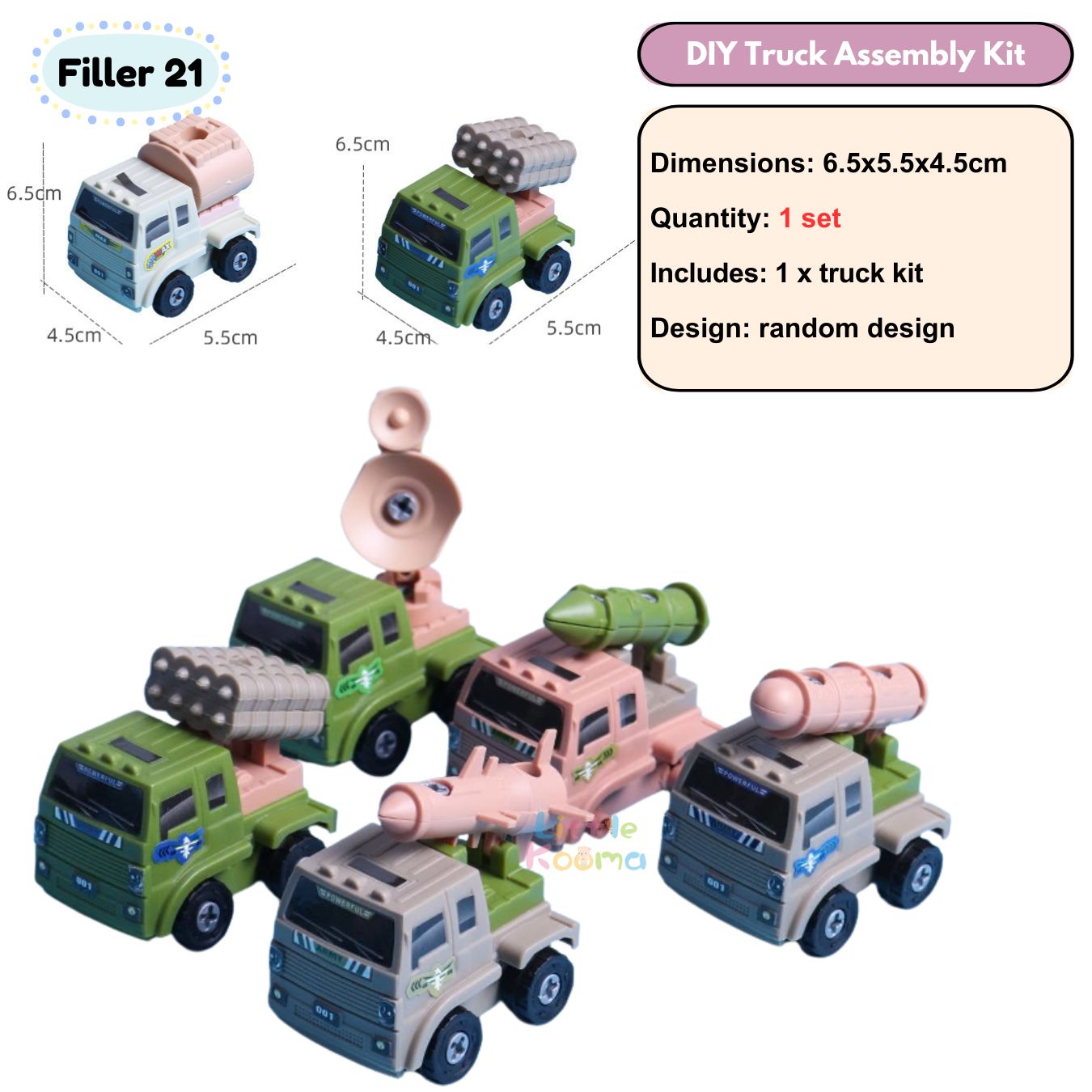 Ready Stock Kids Kindergarten Party Gift Bag Toys Set Cake-cutting Sessions Party Return Gifts Birthday Goodie Bag - Little Kooma