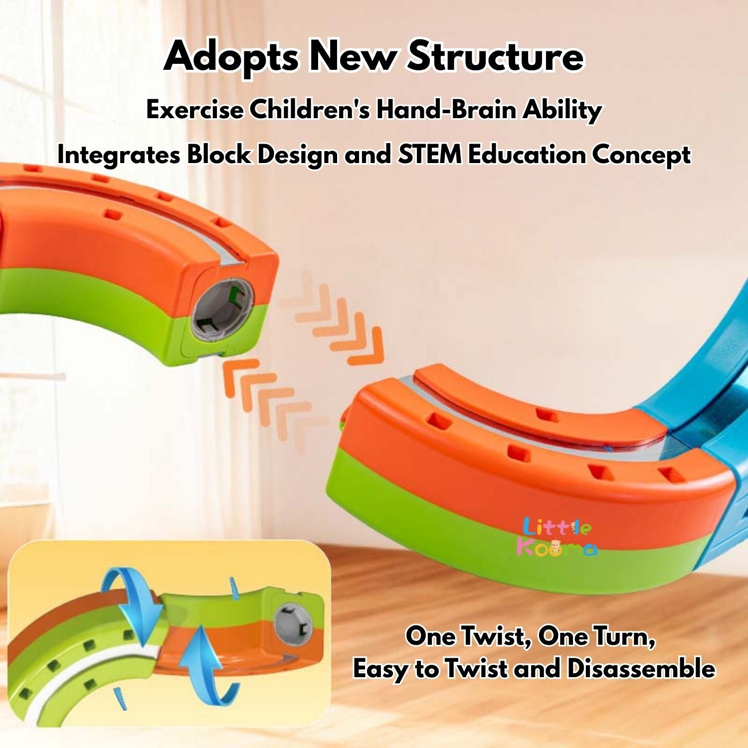 eady Stock Magnetic Anti-Gravity Track Car DIY Electric Train Toy Set STEM Learning Gift for Kids 3+ - Little Kooma